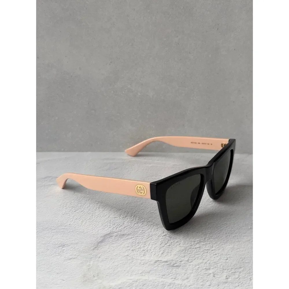 NEW Gucci GG1714S Black Pink Cat Eye Sunglasses